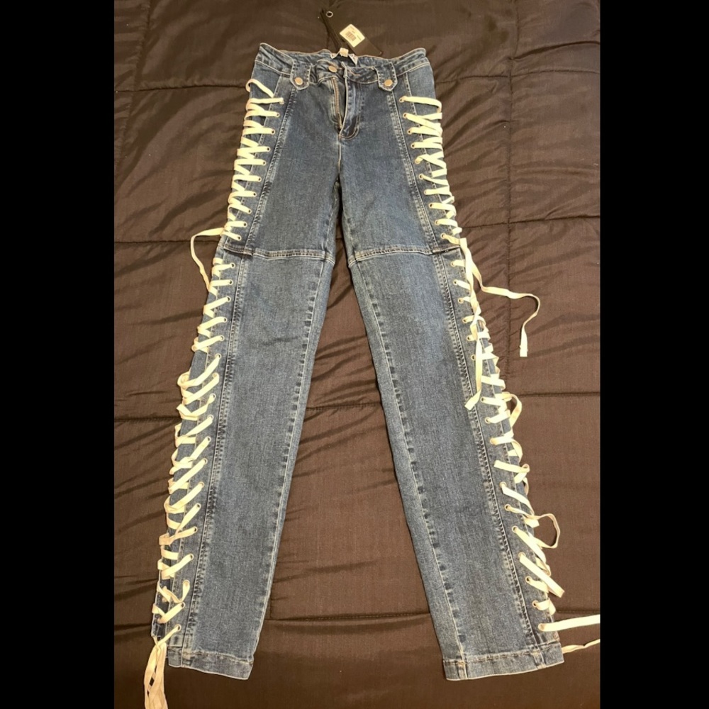 I AM GIA Holly Lace-Up Pants